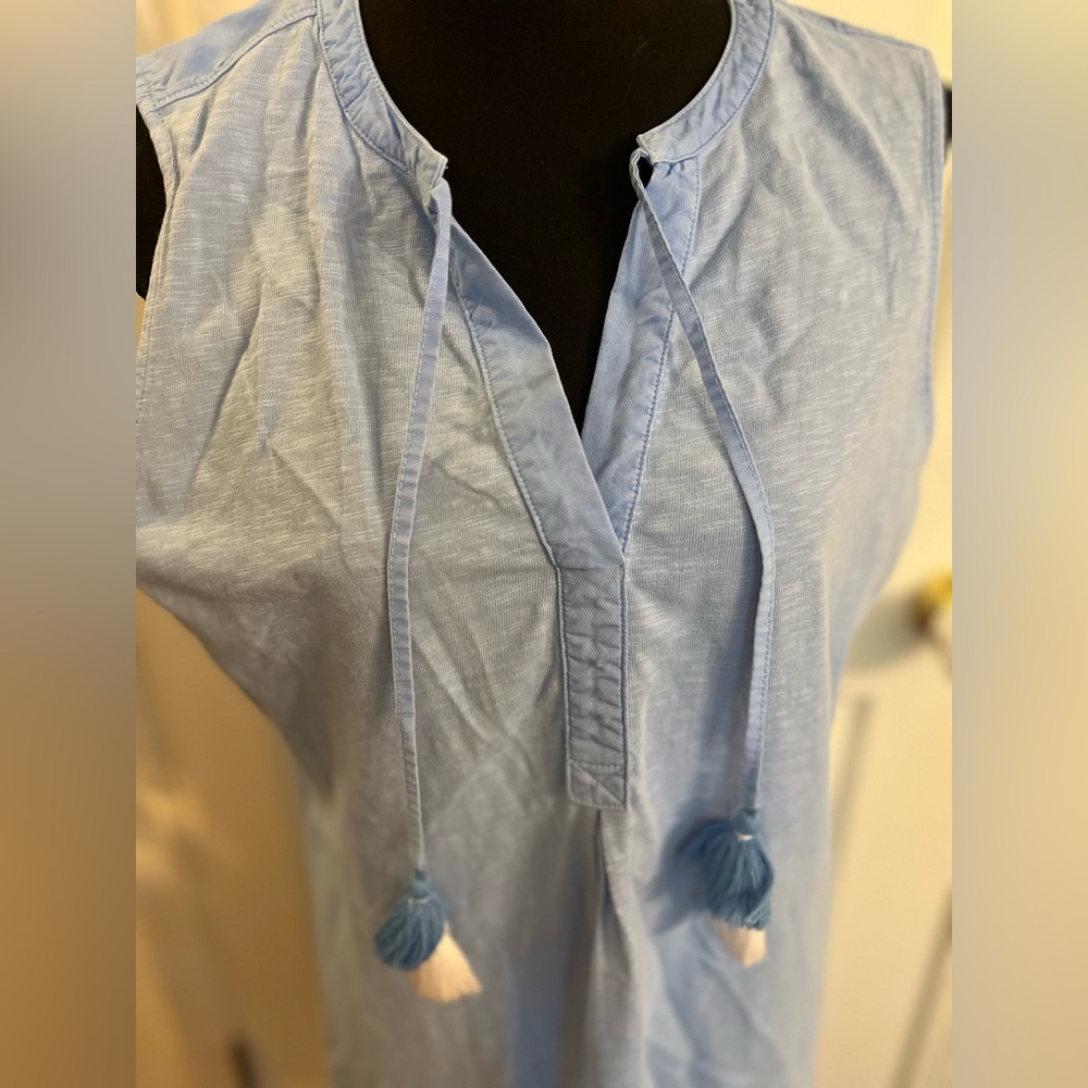 Vineyard Vines Blue Tunic Dress size medium - Picture 2 of 9